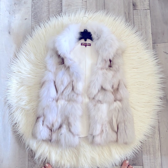 Real Fox Fur Vest by GalmourPuss NYC L - Picture 8 of 8